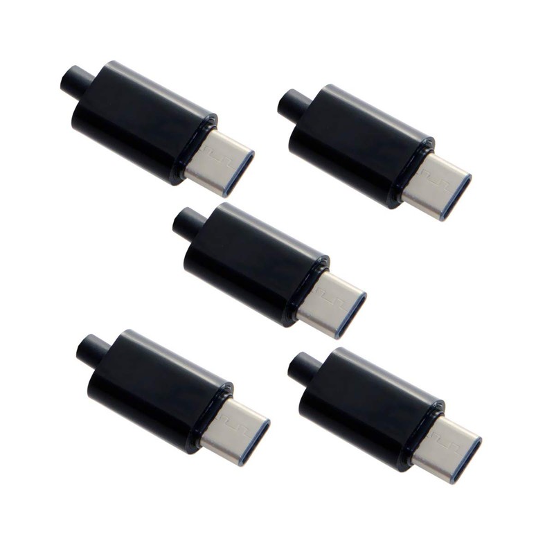 chenyang 5 Pack USB C DIY Connector USB 3.1 Type