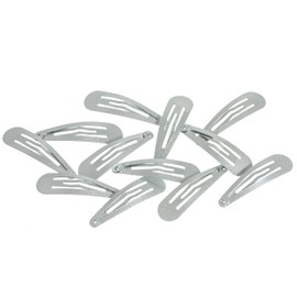 12 More Grip Hair Clips Hair Clips Silver Shimmer 4.8 cm Ultra Support Pink Lacquer Box of All Love