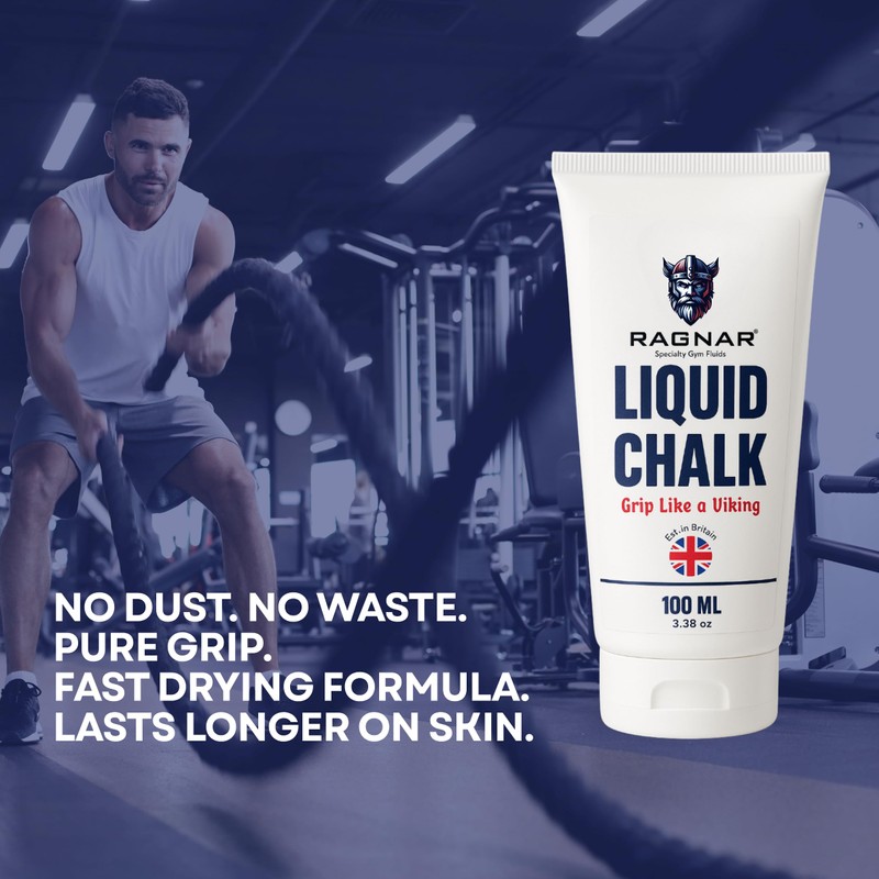 Ragnar Liquid Chalk – Sports Chalk for Superior Sweat-Free Grip