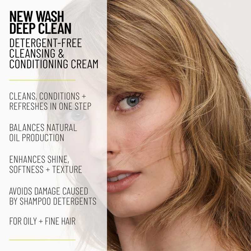 Hairstory New Wash Deep, Clarifying Cleansing Cream for Oily &