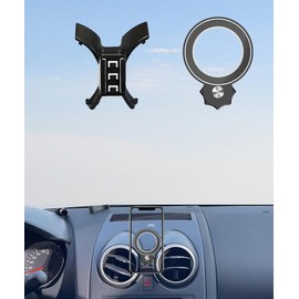 AbeeyGeomarn Car Phone Holder for Nissan Rogue 2008-2013 Accessories Compatible with MagSafe Hands-Free 360 Degree Rotation Adjustable Cell Phone Mount Does Not Affect Air Vent