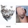 8 Sheets Temporary Tribal and Wolf Tattoos Maori Design Tattoos