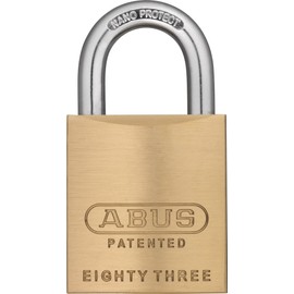 ABUS 80010 Rekeyable Keyed Different Padlock, Bronze and Steel