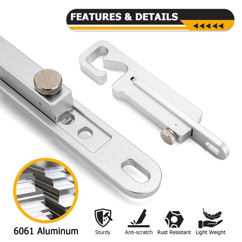 2 Pcs Adjustable Door Latch Extender Fit For Can am