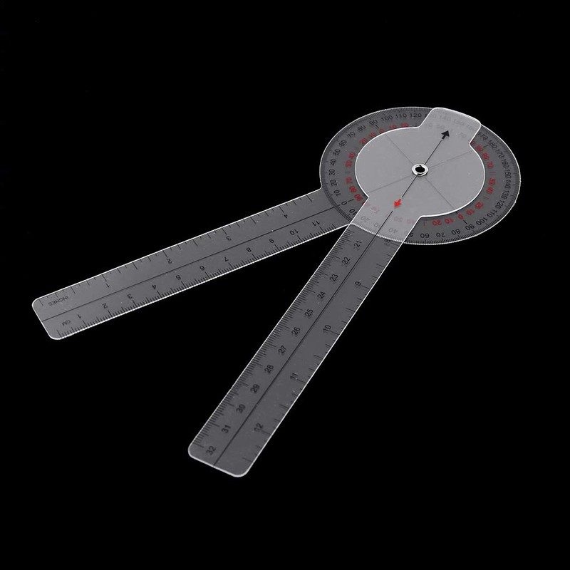 UNTERING Angle Ruler,Goniometer Medical Joint Ruler Calibrated Orthopedics Angle Rule