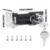 Hasp Door Lock 2 Pcs Heavy Duty Padlocks with Keys