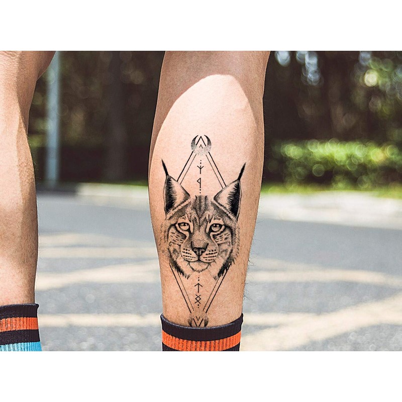 Lion Tattoos Lynx Tattoos Tiger Tattoos Fake Tattoos 4 Sheets