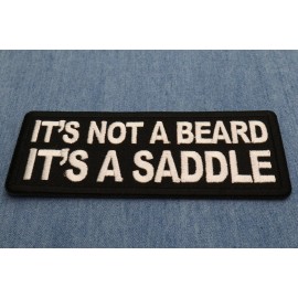 Ivamis It's a Beard it's a Saddle Patch- 4x1.5 inch - P7729