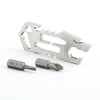 Tiremet Titanium Multi Function Pocket Tool Wrench Screwdriver Bottle Opener