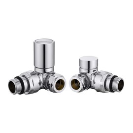 Keenware KRA-003 Radiator & Towel Warmer Valves, Chrome