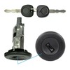 CSMATEYEAH Ignition Switch Lock Cylinder with Keys Replacement Compatible with
