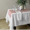 Linen & Cotton Hygge Tablecloth Fabric Table Linen 100% Linen