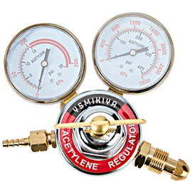 YSmikiya Acetylene Regulator Welding Gas Welder Acetylene Welding Gas Gauge for Torch Cutting Kits CGA 510
