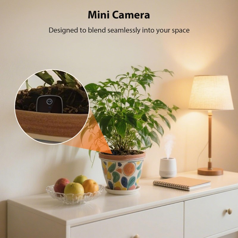 EIOTMART 4G LTE Indoor Security Camera with 1-Year Unlimited Data