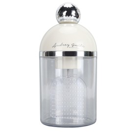 Electric Facial Cleanser Foam Cup Portable Bubble Maker Rich Foam Bottle for Body Wash at Night (White)