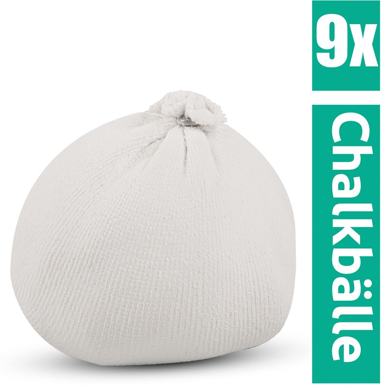 TOPSIDE 9 x Chalk Balls 56 g Magnesium Carbonate for
