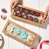 JCXPACK 4PCS 12 x 5 x 1.5 inches Premium Kraft