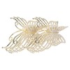 PACKOVE 2Pcs Butterfly Hair Claw Clips Non Slip Rhinestone Hair