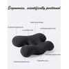 Janemiri Side Sleep Beauty Pillow,Ergonomic Memory Foam with Removable Cover,Butterfly