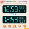 Peakeep Large Display Digital Alarm Clock for Bedrooms, Date Day