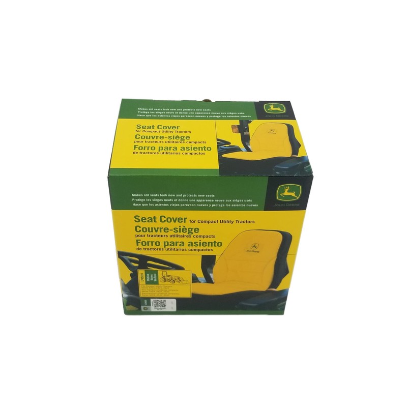 JJOHN DEEREE 15" Seat Cover for Compact Utility Tractors Medium