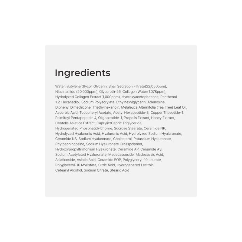 mothermade® Deep Moisturizing Rich Snail Facial Mask 10 individually packaged