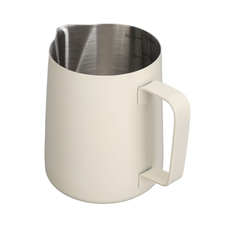 Pull Flower Cup Stainless Steel Art Froth Cup Pointed Mouth