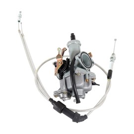 PZ30 30mm Carburetor Motorcycle VM26 30mm Carb with Dual Throttle Cable Accelerating Pump Racing 200cc 250cc for Keihin ABM IRBIS TTR 250 110CC 125CC Dirt Pit Bike ATV Quad Taotao Hawk SunL