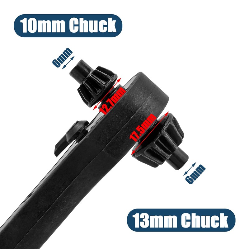 Bestgle 2 in 1 Drill Chuck Ratchet Screwdriver Wrench Universal