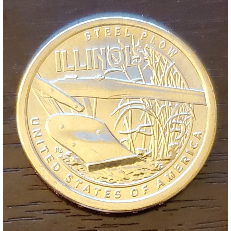 2024 P American Innovation "Golden" Dollar - ILLINOIS - Uncirculated