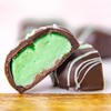 Wockenfuss Candies Pistachio Marzipan, Dark Chocolate - 1lb