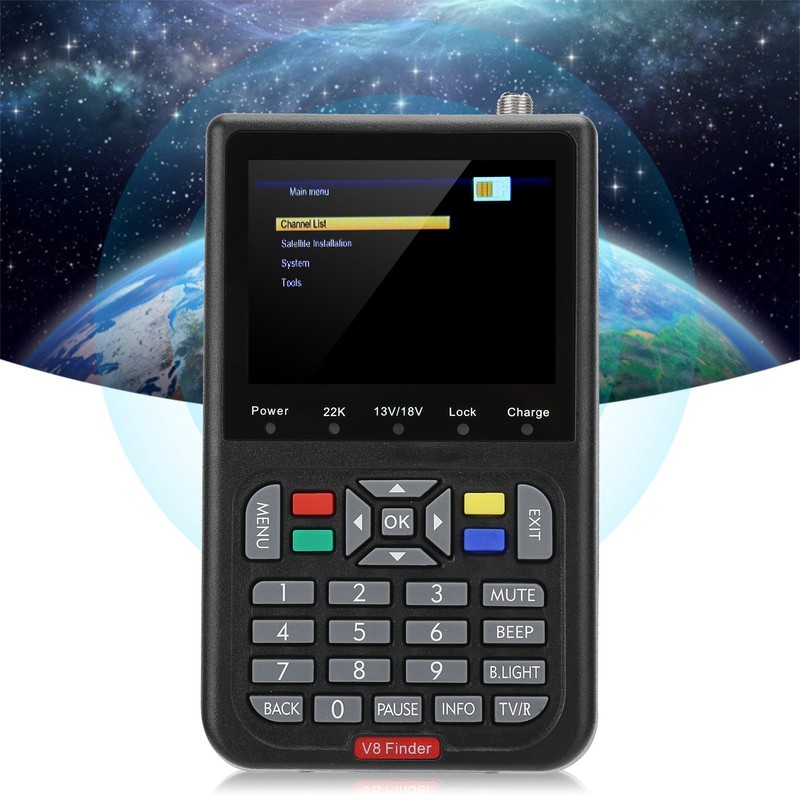 High Definition Satellites Star Finder Identifier Equipment Accessory DVBs s2