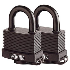 ABUS 70/45 KA Marine Padlock - 2-Pack Keyed Alike | Waterproof, Rust-Resistant Lock for Outdoor Use & Harsh Conditions