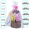 BOPP Sealable Cellophane Bags and Clear Gift Basket Wrap Packaging,