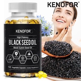 Kenofor Black Seed Oil Capsules, immune regulation, cardiovascular care - 120 Capsules