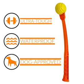 Flingerz Ultra Durable Whistling Ball Launcher Dog Toy (1 Count)
