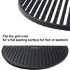 Plowo 18" Half Moon Cooking Grate and Half Moon Reversible