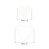 sourcing map Glow in The Dark Heart Decals Decor Blue