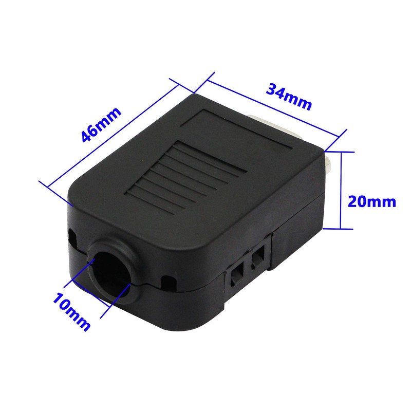 CERRXIAN DB9 Adapter RS-232 Serial Interface DB9 Male and DBP