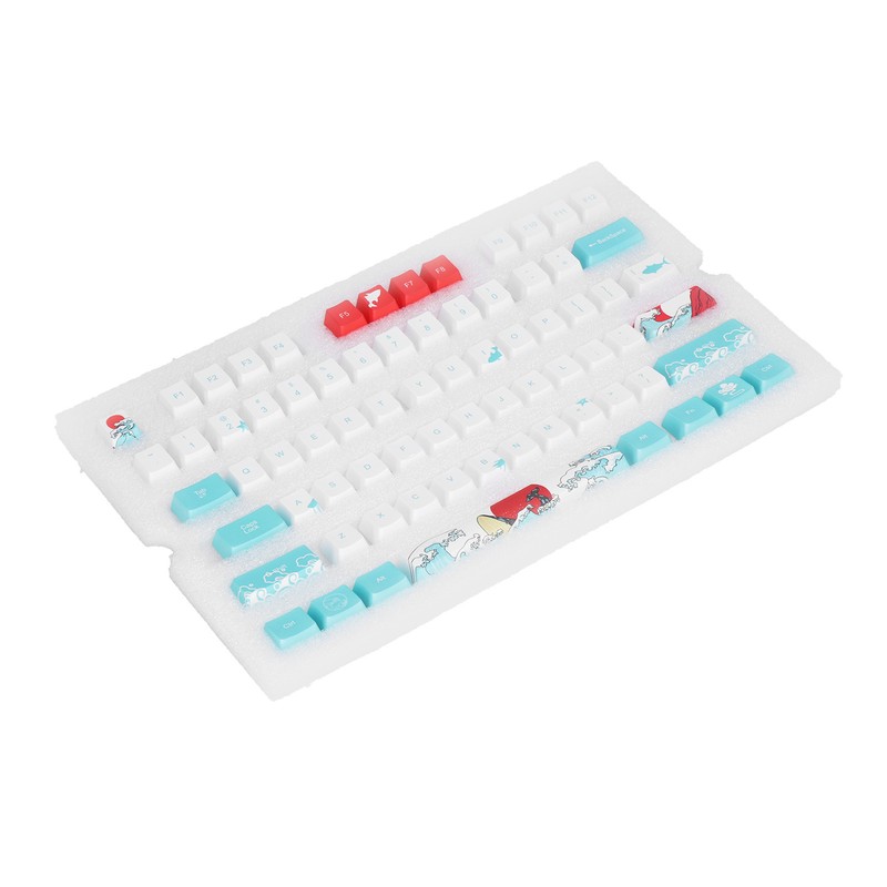 110 Keycap Puller Universal Ergonomic Oil Resistance Keyboard Keycaps for