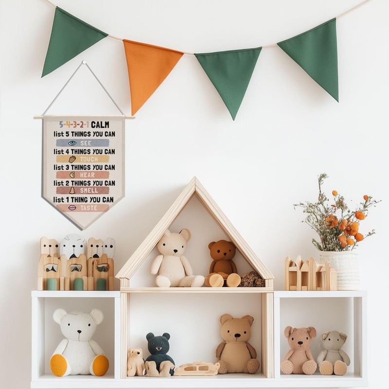 Boho Calming Corner Classroom Wall Decor for Boys Girls Wall