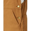Dickies mens Bib overalls and coveralls workwear apparel, Brown Duck,
