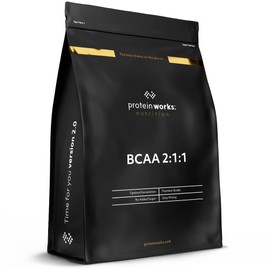Protein Works Protein Works - BCAA Powder | 2:1:1 Ratio| 5000mg BCAAs Per Serving | Instantised | Branched Chain Amino Acid Supplement | Promote Muscle Synthesis | 50 Servings | Berry Blitz