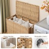 Laundry Hamper with Wheels, 39.6 Gallon(150L) Rolling Laundry Basket with