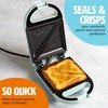 Tasty Mini Sandwich Maker, Makes Sandwiches, Paninis, Grilled Cheese, Desserts,