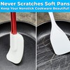 Restaurant Grade, Heavy Duty 14 In. Silicone Spatulas 2 Pack.