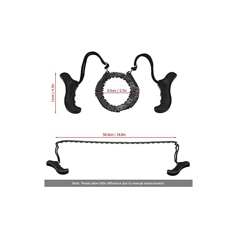 2PCS Pocket Chain Saw, Pocket Chainsaw Hand Chainsaw, Portable Outdoor