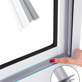 10m Sliding Window Soundproofing Weatherstrip Gray