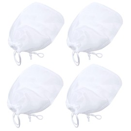 4 Pieces Nut Milk Bag, 200mesh 20x30cm Reusable Fine Mesh Nylon Filter Strainer All Purpose Food Strainer for Milk, Nut, Walnut Milk, Juice and Coffee