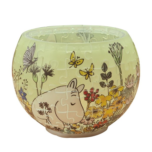 Yanoman 80 Piece Jigsaw Puzzle MOOMIN Fun Flower Garden [Lampshade